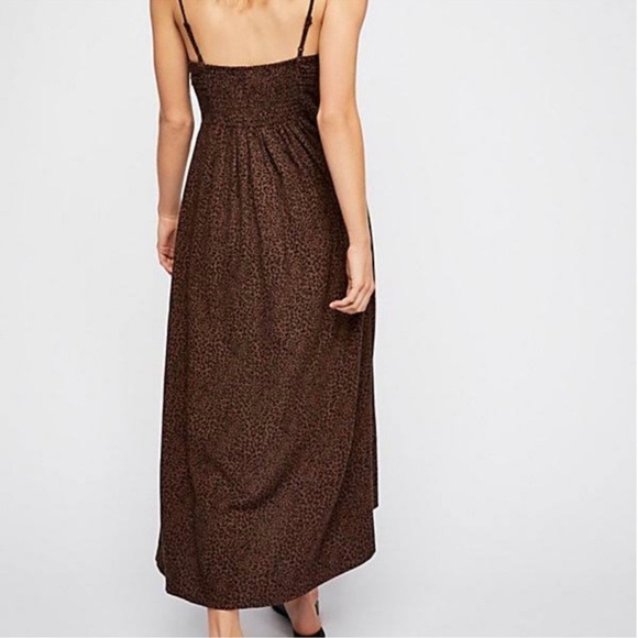 Free People Last Chance Maxi Brown Top Dress - Picture 2 of 8